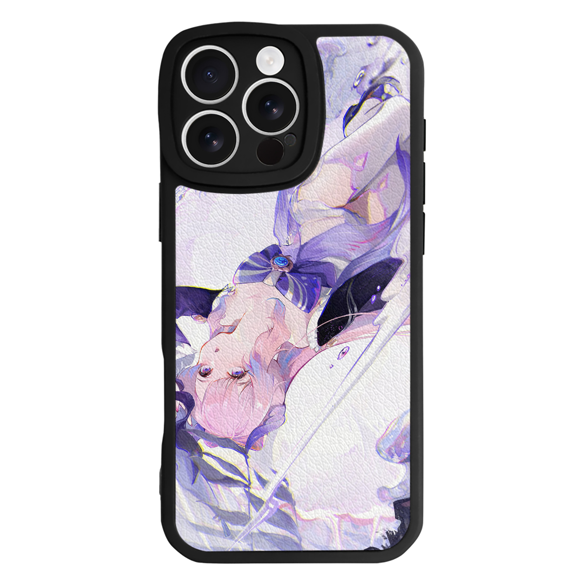 げんし神 genshin 【iPhone 16シリーズ対応】シリコンスマホケース（レザー調） 材質：シリコン